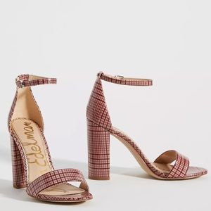 New Sam Edelman Yaro Plaid Heels